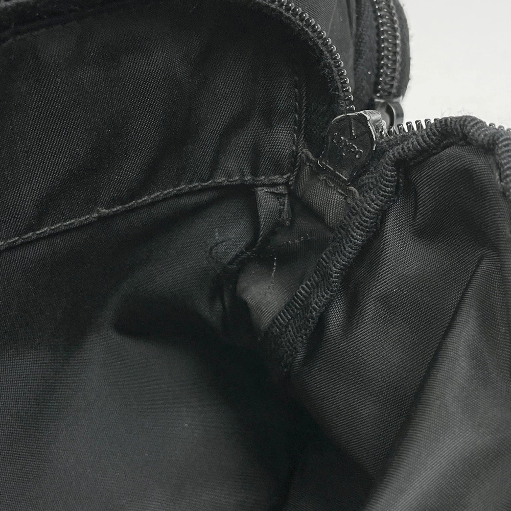 Prada Logo Plate Shoulder Bag Crossbody Nero Black - Picture 6 of 7